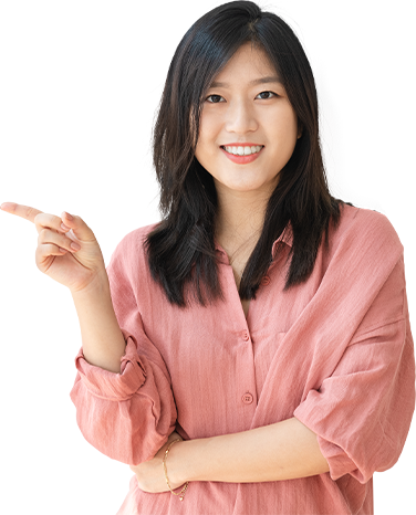 Woman Pointing to Payment Card